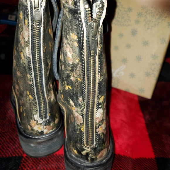 Free People floral combat boots - Picture 4 of 6
